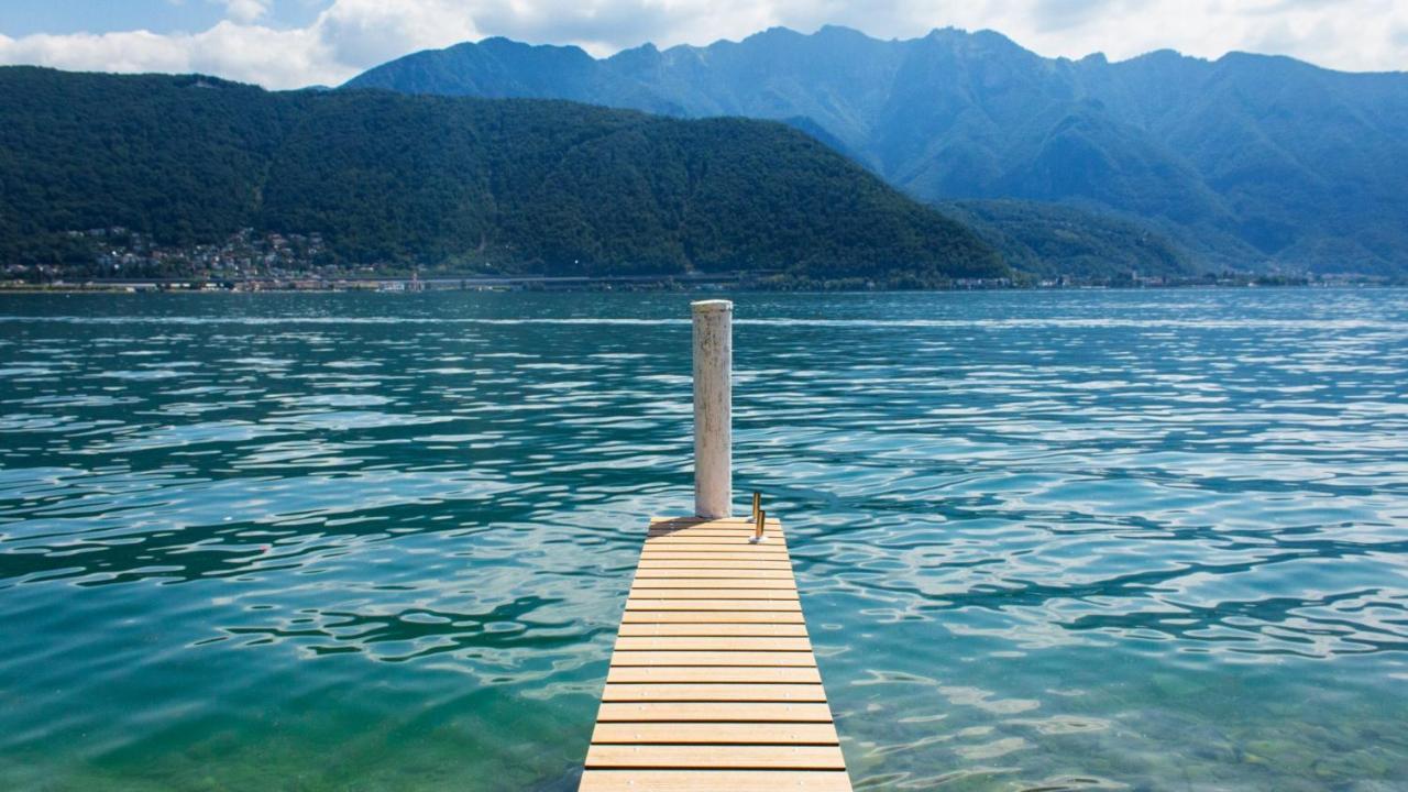 76 The Lake House - Lugano Melide Bagian luar foto