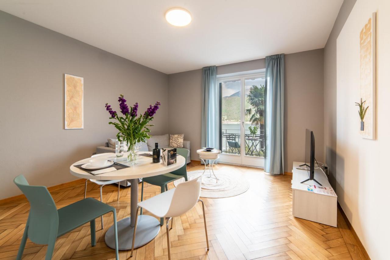 76 The Lake House - Lugano Melide Bagian luar foto