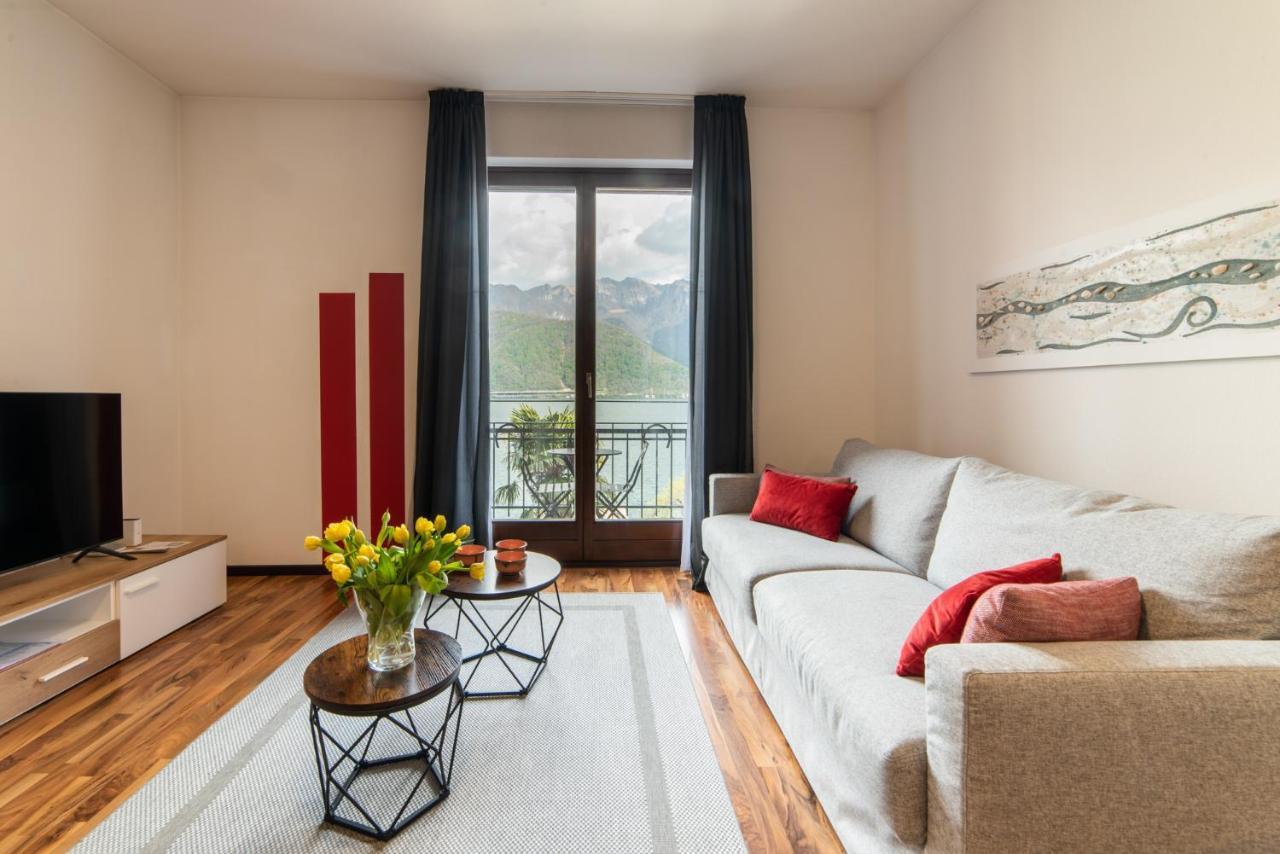 76 The Lake House - Lugano Melide Bagian luar foto