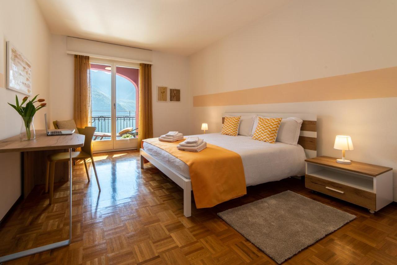 76 The Lake House - Lugano Melide Bagian luar foto