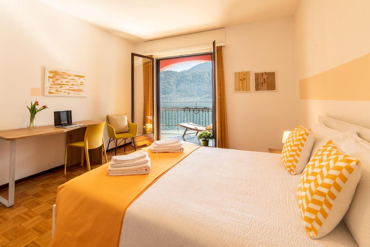 76 The Lake House - Lugano Melide Bagian luar foto
