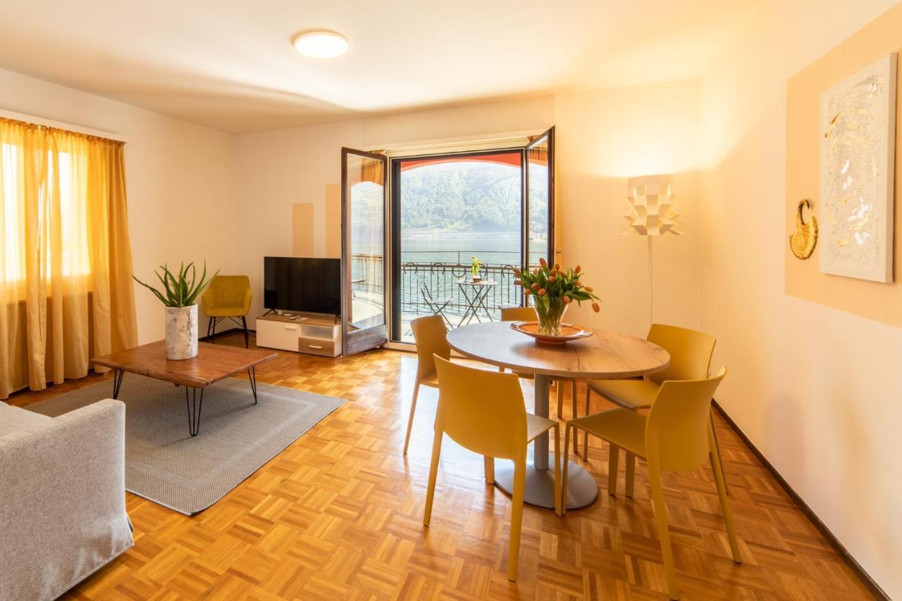 76 The Lake House - Lugano Melide Bagian luar foto